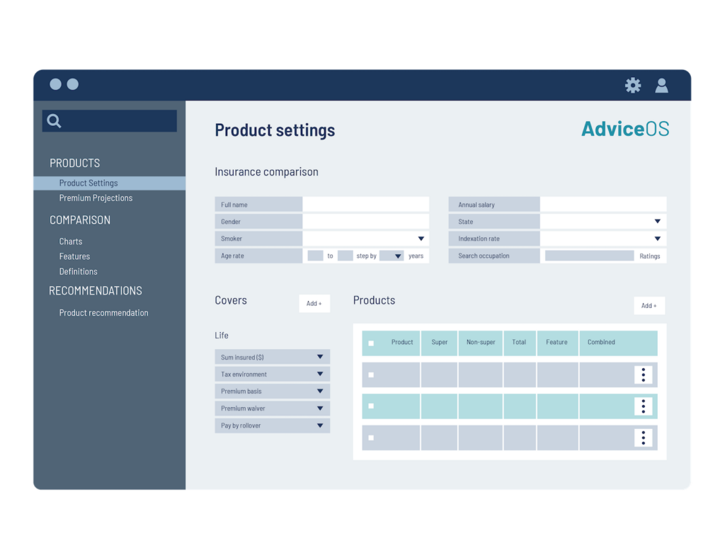 Omnium Insurance Comparator - easily compare and quote insurance products